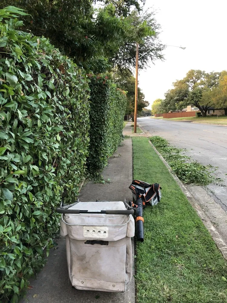 Trusted outdoor landscaping with custom design in Dallas, TX by Mr. Mow It All