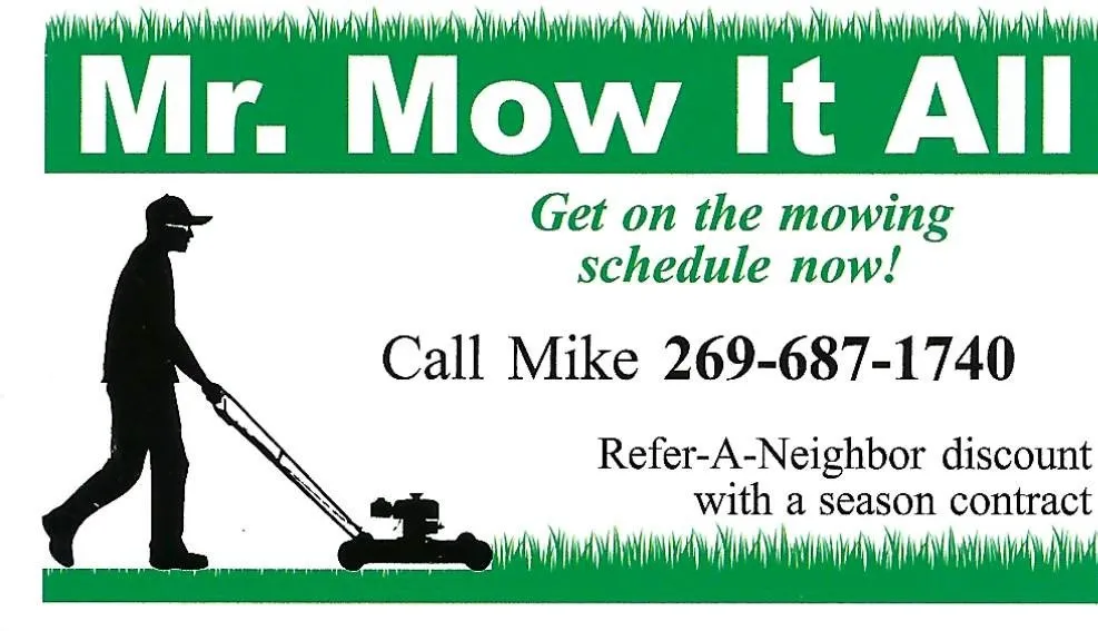 Custom lawn care service in Niles, MI by Mr. Mow It All