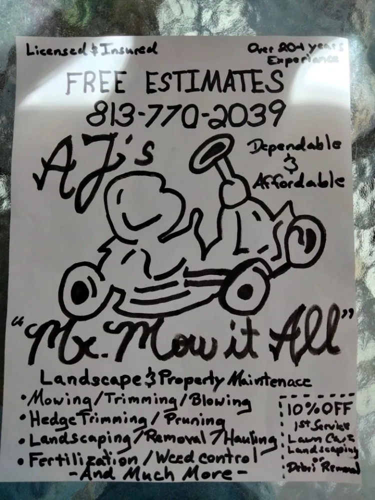 Professional landscaping services for beautiful yards across Seffner, FL - Mr Mow It All