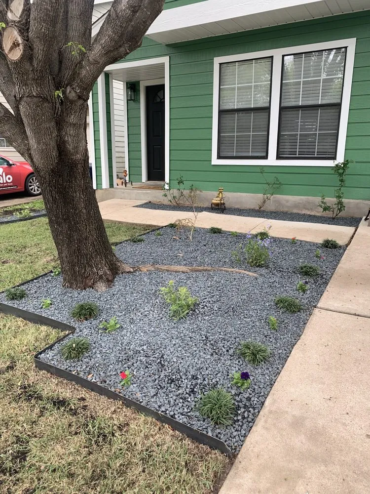 Professional yard cleanup service for year-round maintenance in Kyle, TX by Mr. Nate's Yard Garden and More
