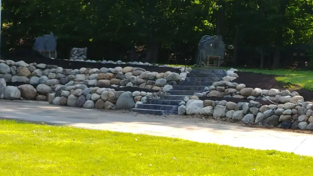 Professional yard cleanup service with custom design in Park Ridge, NJ by Mr. Natural's Organic Lawn & Plant Care