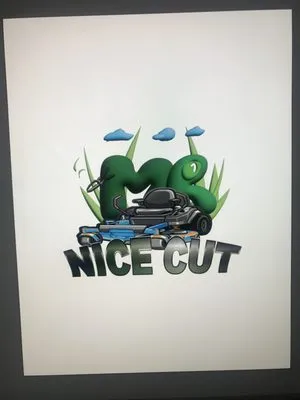 Mr. Nice Cut Lawn Care Logo