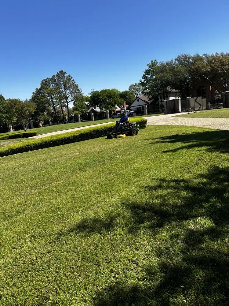 Custom residential landscaping for outdoor upgrades in Haltom City, TX by Mr Nice Lawn
