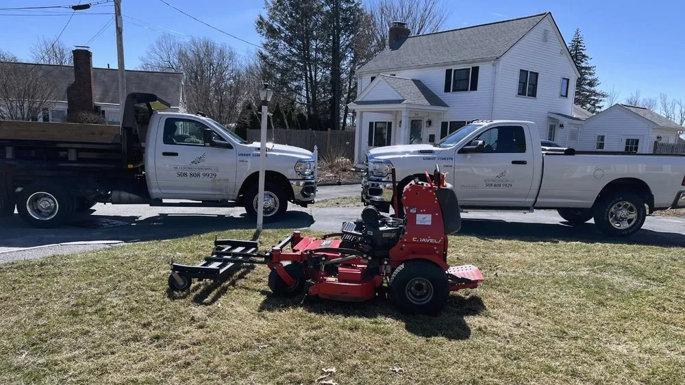 Custom landscape design in Maynard, MA by Mr Oliveira Landscaping