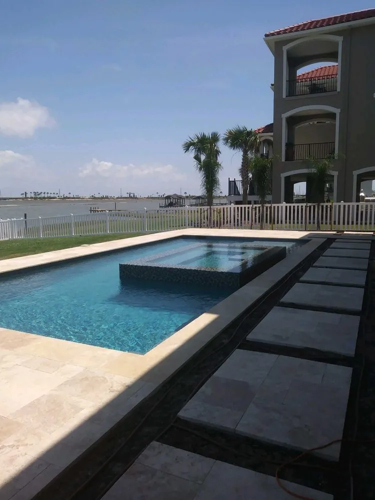 Custom landscape installation in Houston, TX by Mr. Rodriguez Lawn Services