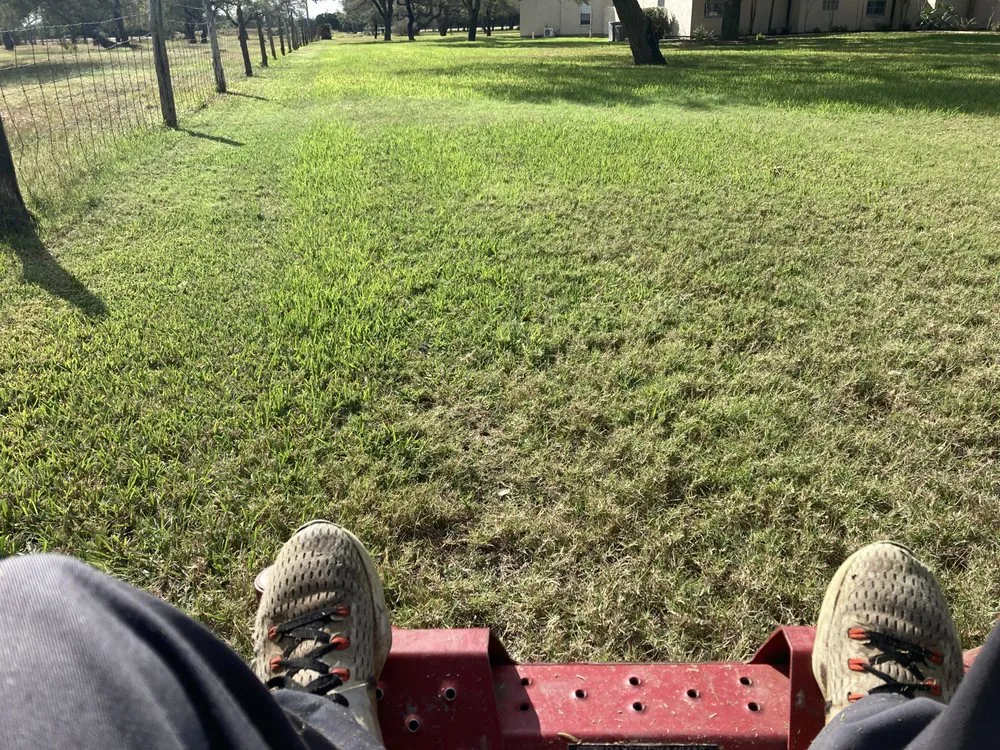 Custom yard cleanup service with custom design in Corpus Christi, TX by Mr Saenz Expert Lawn Care