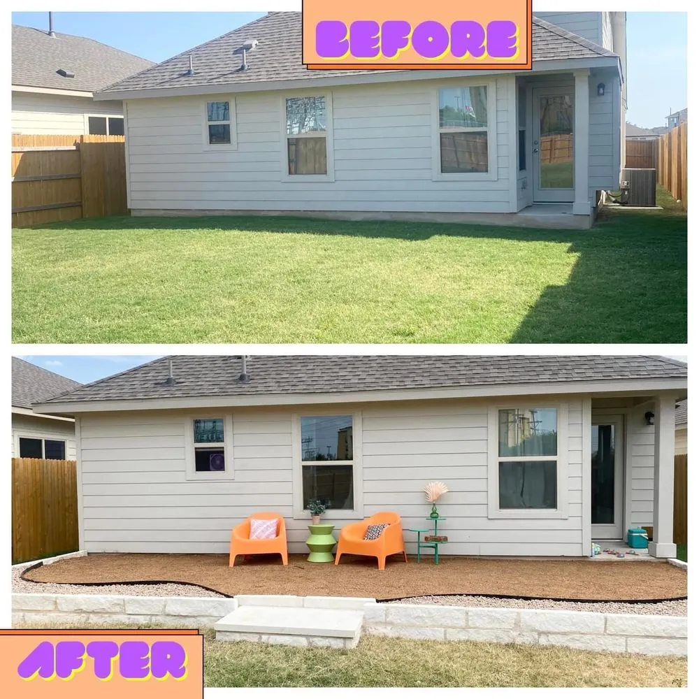 Professional landscape installation in Bastrop, TX - Mr Tibbs Landscaping