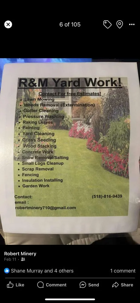 Affordable yard maintenance experts serving Amsterdam, NY - M&R Yard Work