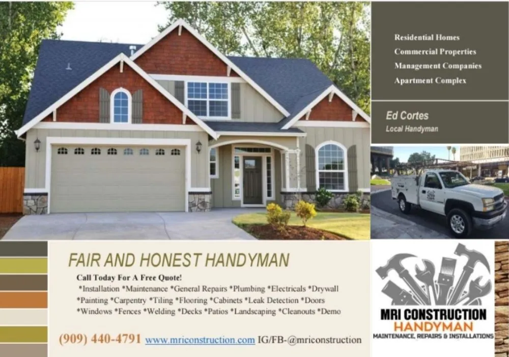 Reliable lawn mowing service for year-round maintenance across San Bernardino, CA - MRI Construction Handyman Services