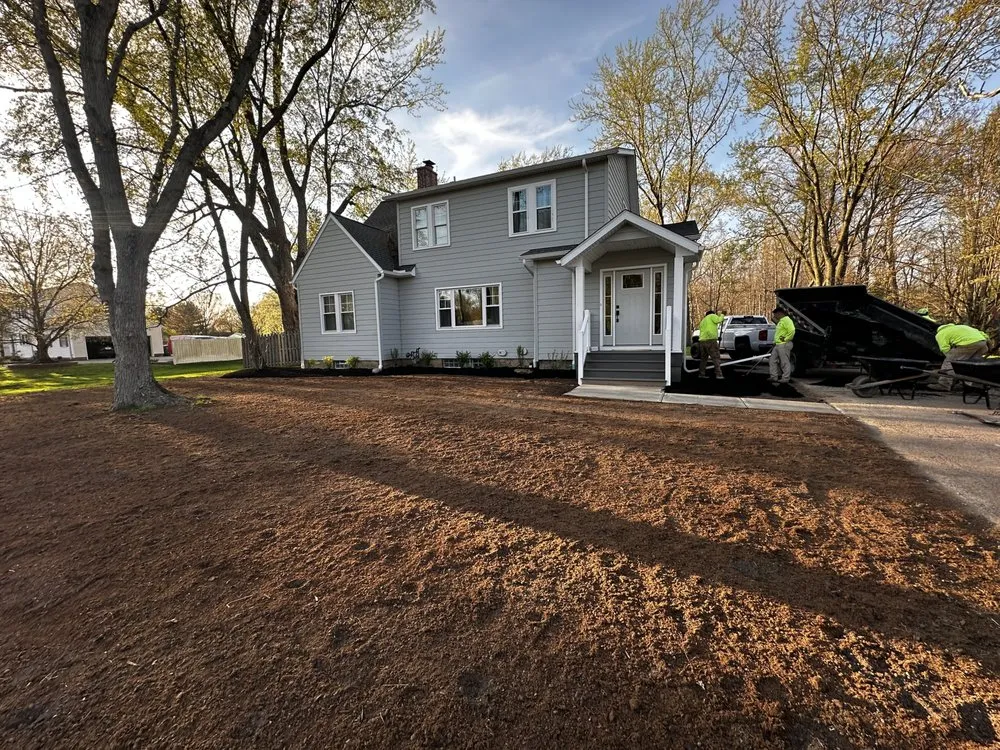 Custom yard maintenance for homes in Mentor, OH by MRK Landscaping & Snowplowing