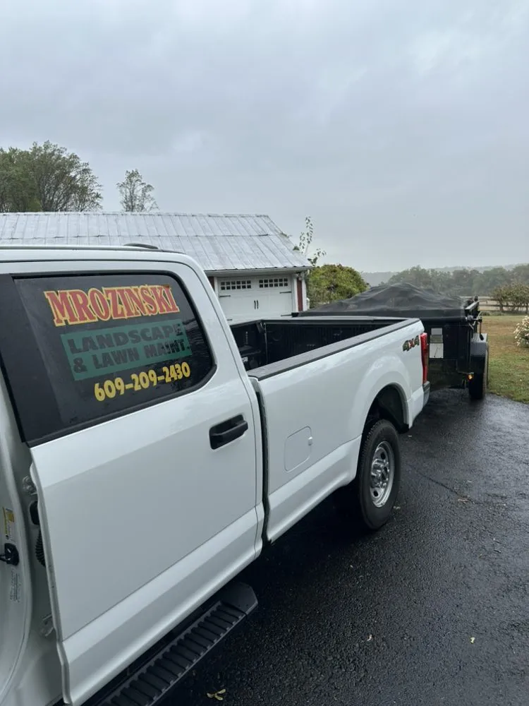Affordable yard cleanup service for homes in Chesterfield Township, NJ by Mrozinski Landscaping and Lawn Maintenance