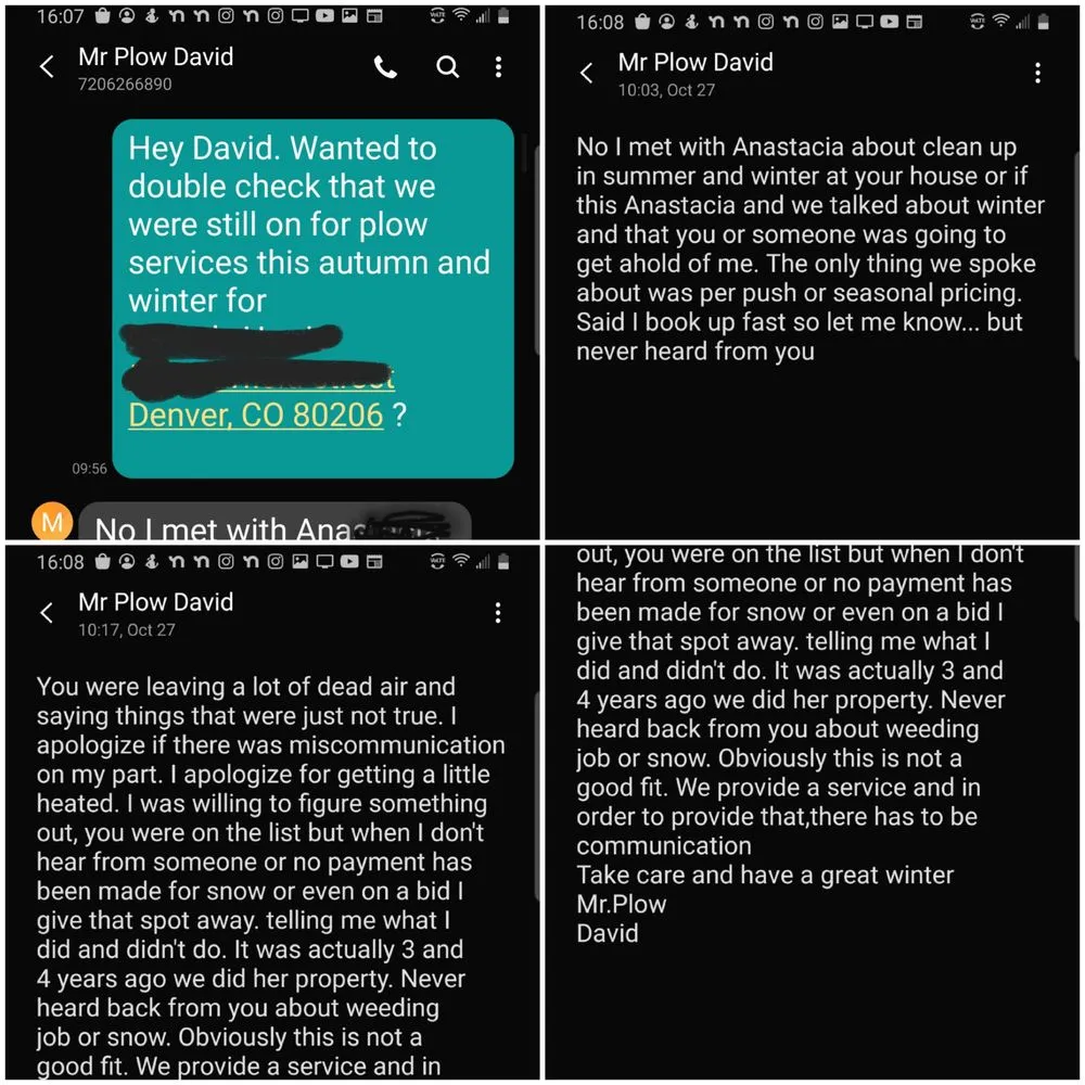 Expert garden landscaping in Denver, CO by Mr.Plow