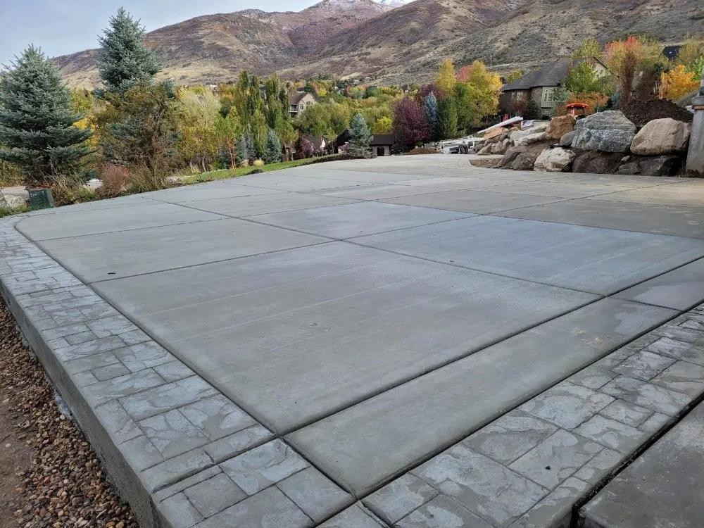 Custom residential landscaping for outdoor upgrades across Layton, UT - M&S Concrete Solutions