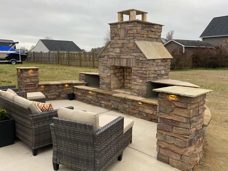 Local garden landscaping in Lillington, NC by M&S Construction Solutions