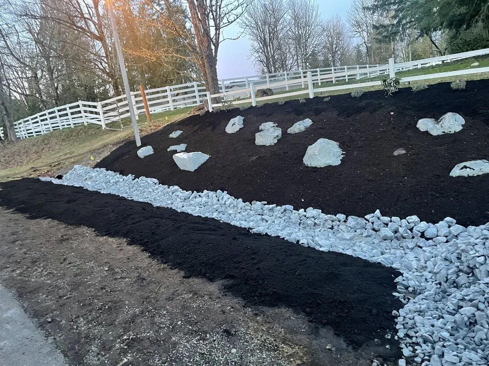 Custom landscape installation in Lynnwood, WA - M&S Garden
