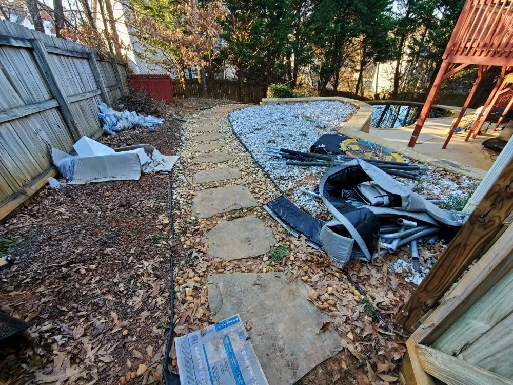 Local outdoor landscaping in Flowery Branch, GA by MS General Services