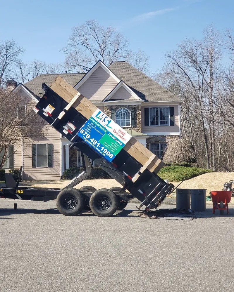 Custom landscaping services in Flowery Branch, GA by MS General Services