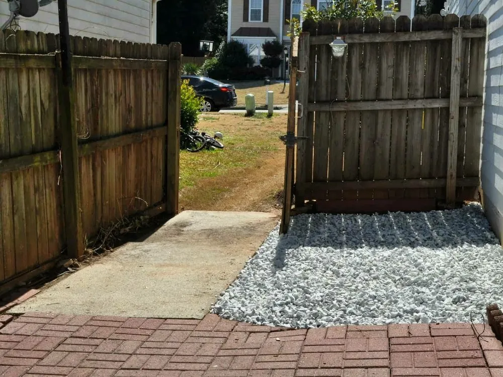 Affordable outdoor landscaping with custom design in Flowery Branch, GA by MS General Services