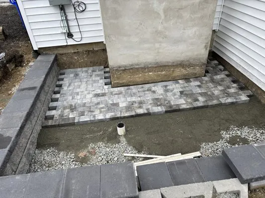 M&S Hardscape Landscaping Logo