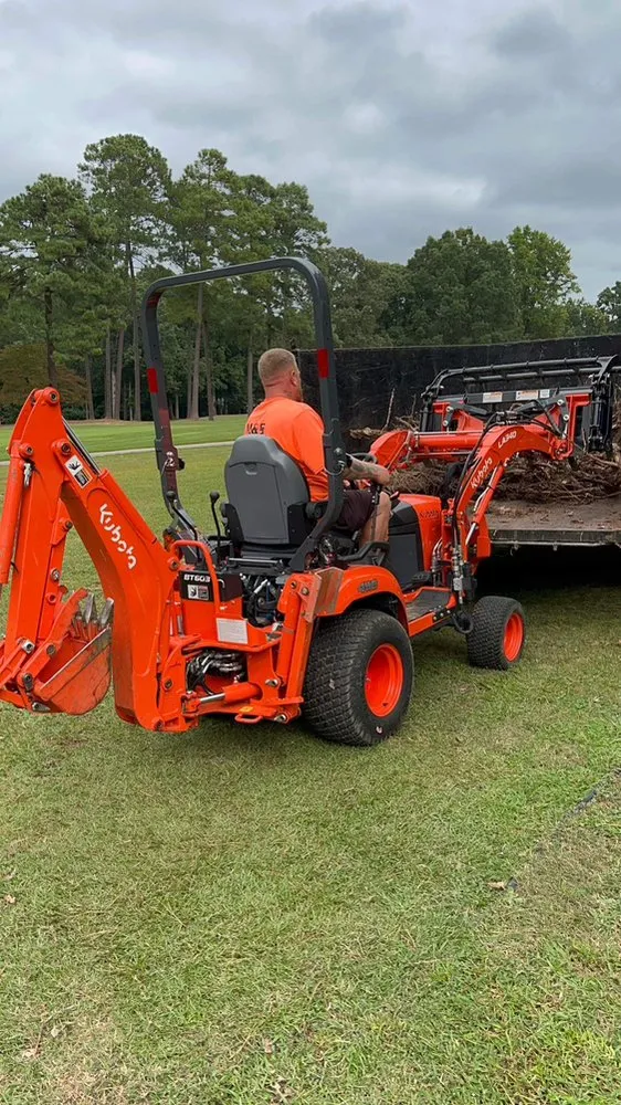 Custom residential landscaping for outdoor upgrades in Holly Springs, NC by M&S Junk Removal