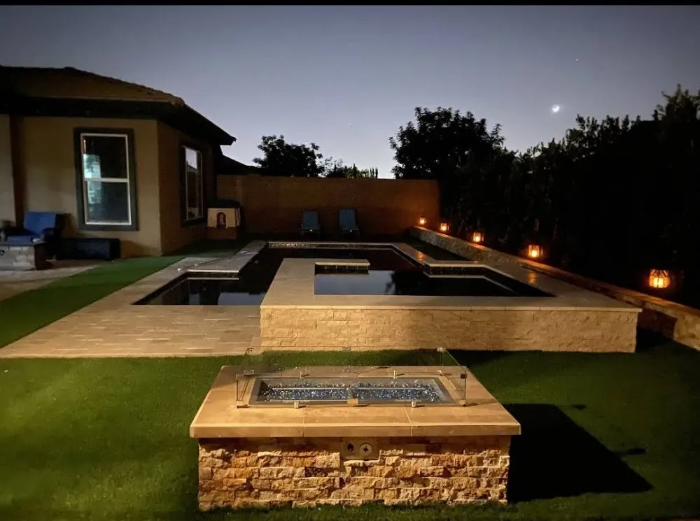 Professional outdoor landscaping for homes in Mesa, AZ by MS Landscape Construction