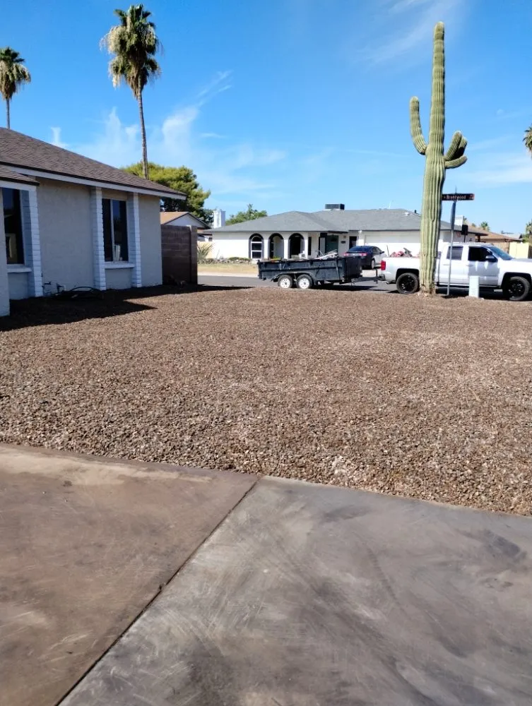 Custom lawn mowing service in Mesa, AZ by MS Landscape Construction