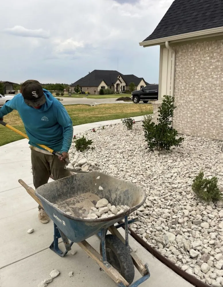 Local garden landscaping in Joshua, TX by MS Landscaping & Irrigation