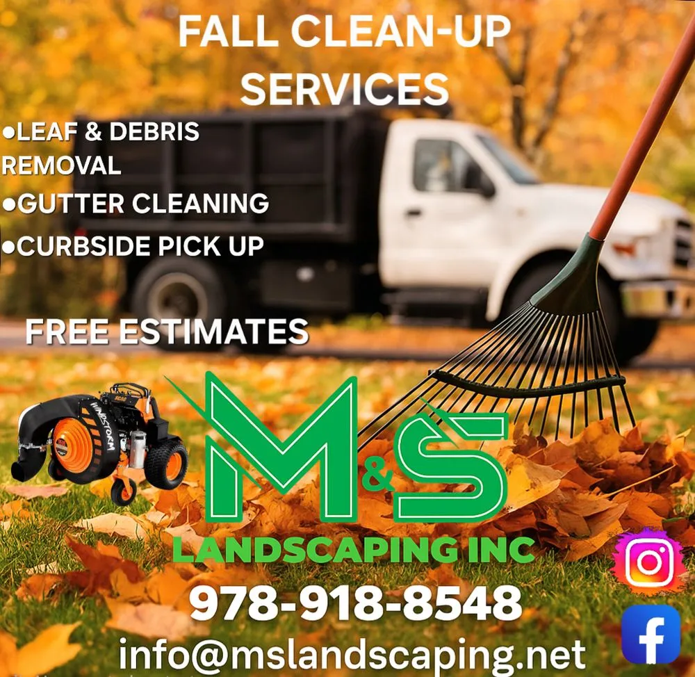 Custom outdoor landscaping for beautiful yards in Groton, MA by M&S Landscaping