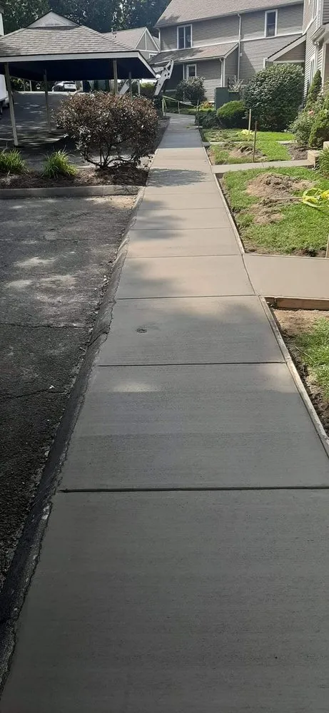 Custom landscape design in Millbury, MA by M&S Outdoor Living