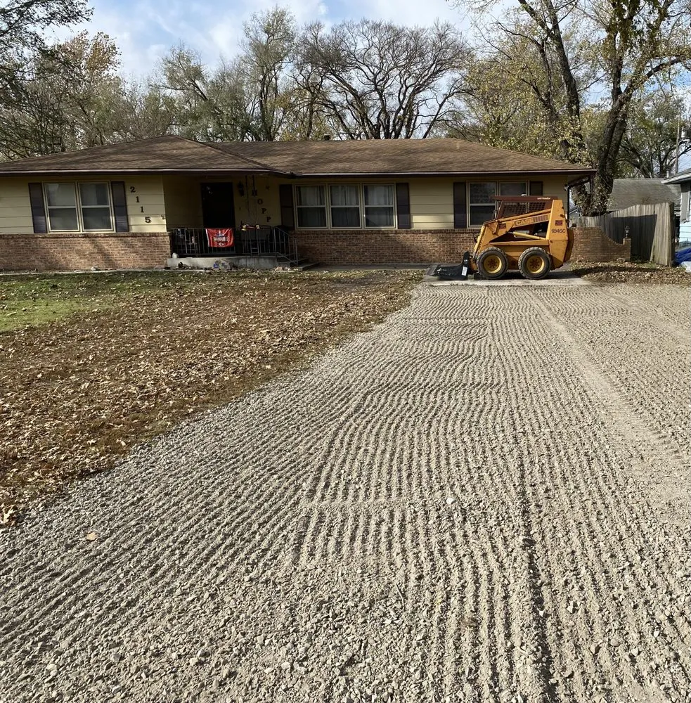 Professional yard cleanup service for beautiful yards across Topeka, KS - M’s Skid Steer Work
