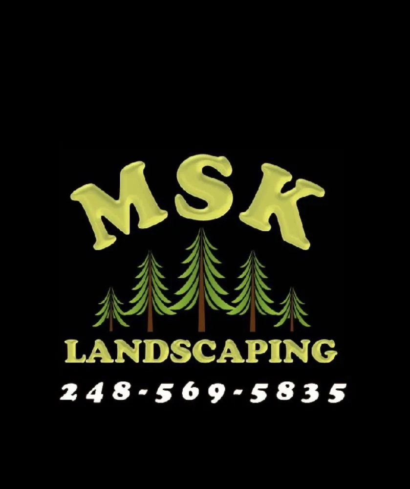 Custom garden landscaping for year-round maintenance in Southfield, MI by MSK Landscaping