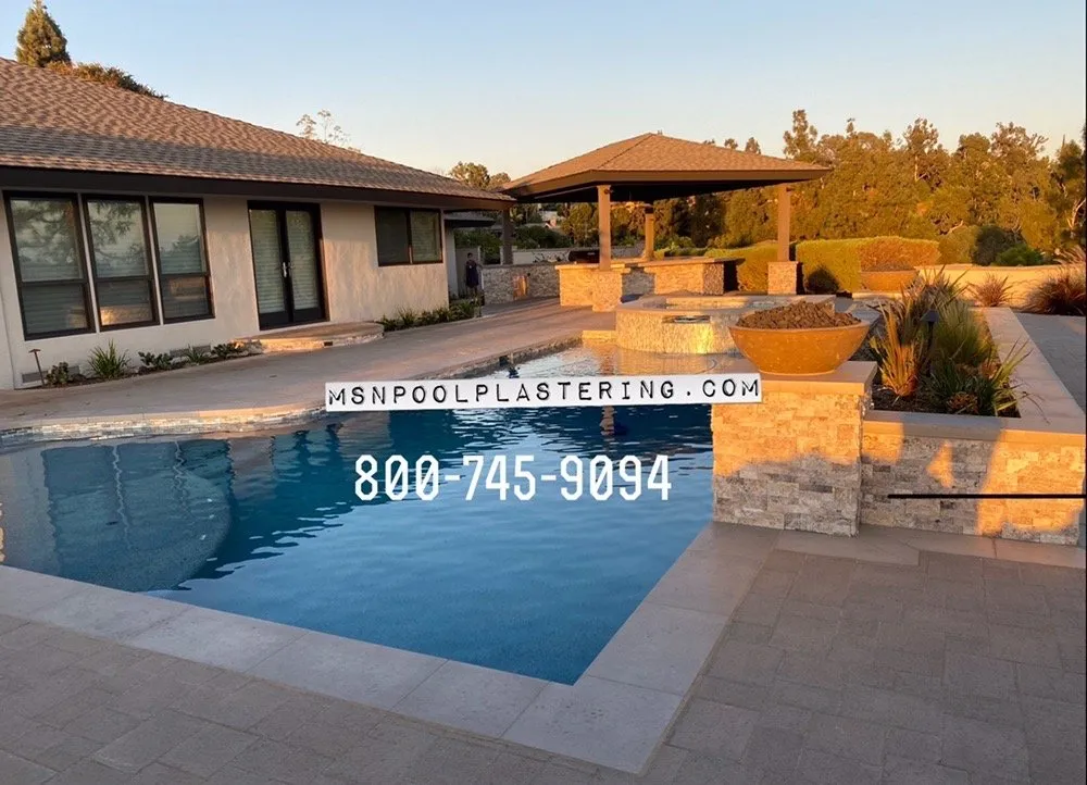 Custom garden landscaping in Whittier, CA by MSN Pool Plastering