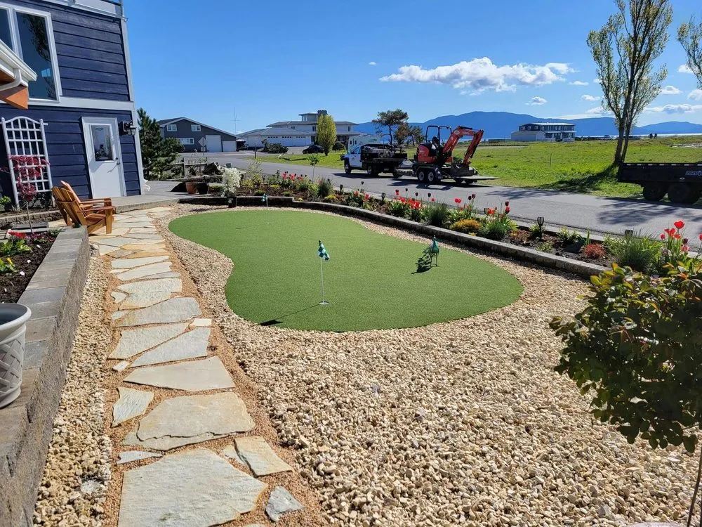 Reliable landscape installation with custom design in Bellingham, WA by Mt. Baker Landworks