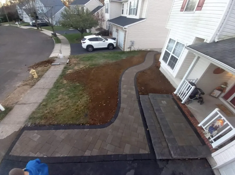 Custom residential landscaping in Jamison, PA - MT Exterior Solutions