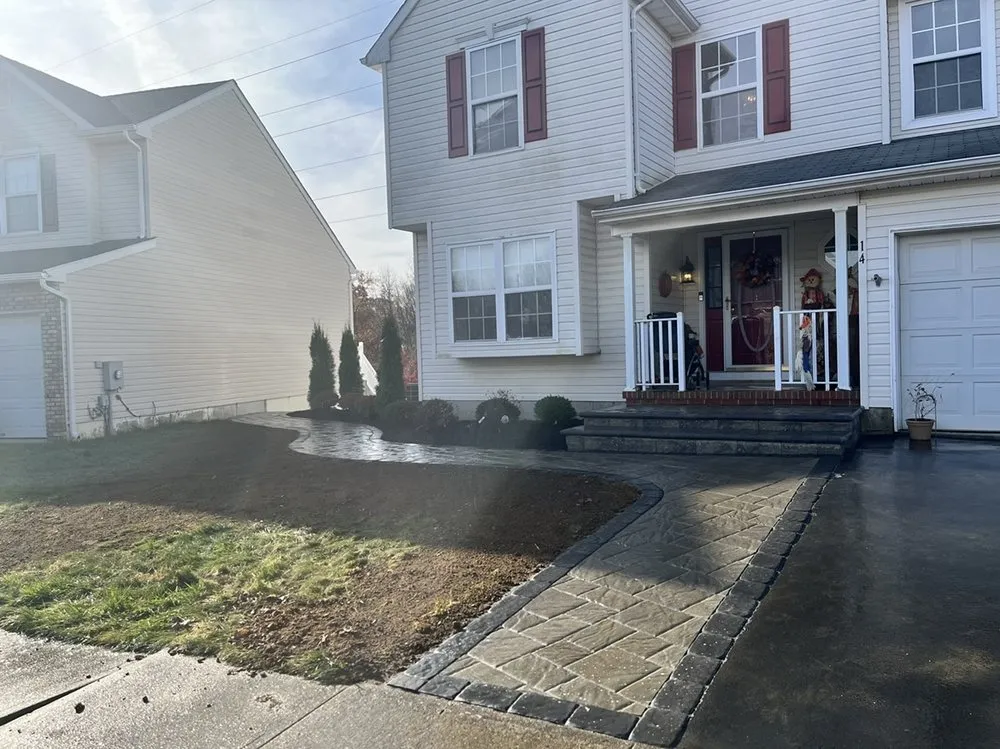 Affordable landscape installation in Jamison, PA by MT Exterior Solutions