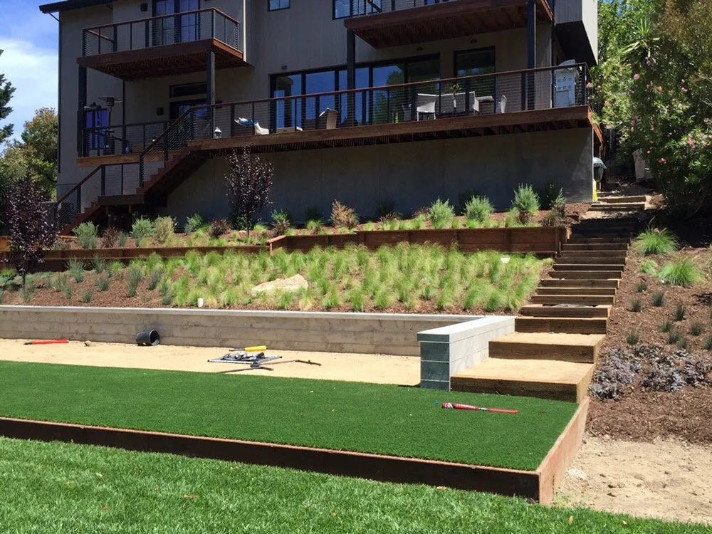 Custom residential landscaping in San Rafael, CA - MT Landscaping