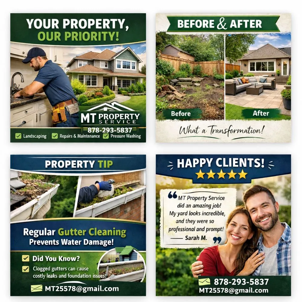 Reliable landscaping services in Wilkes barre, PA by MT Property Services