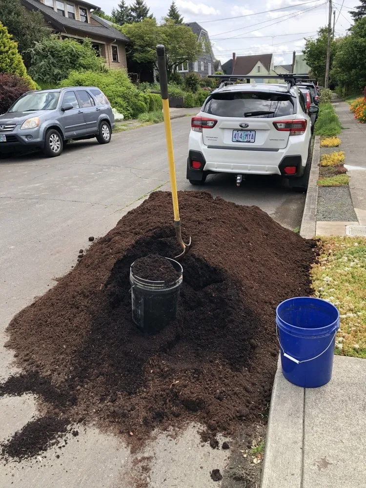 Local landscape installation with custom design in Portland, OR by Mt Scott Fuel