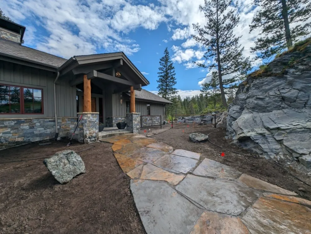 Reliable lawn mowing service in Kalispell, MT by Mtn-side Landworx