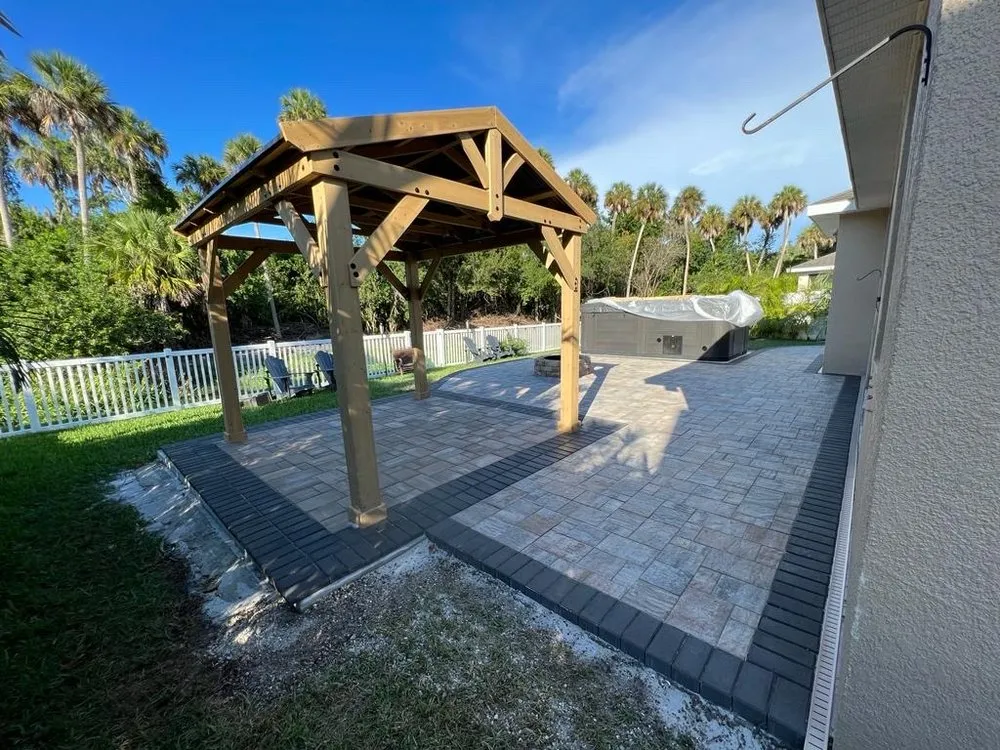 Affordable landscape design with custom design in Sarasota, FL by MTO Surface Solutions