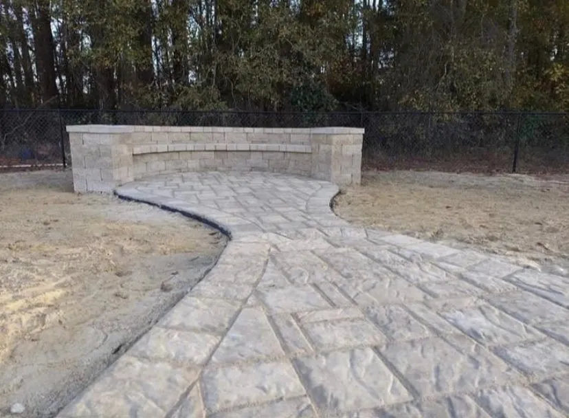 Custom landscape installation near you in Garner, NC by Mtz Hardscape & Masonry