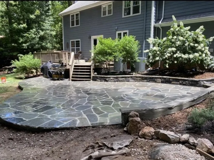 Expert landscape installation in Garner, NC by Mtz Hardscape & Masonry