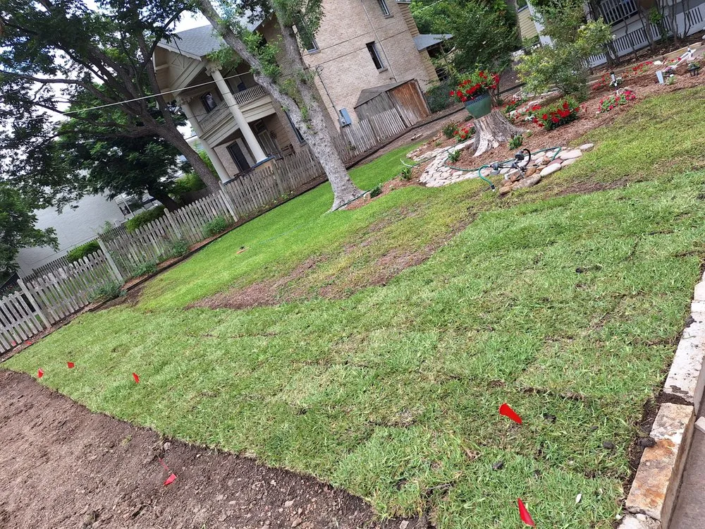 Custom garden landscaping in San Antonio, TX by MTZ Lawn Care