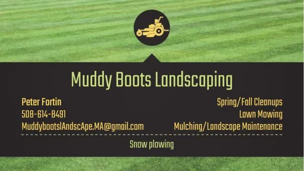 Muddy Boots Landscaping Logo