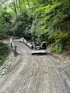 Affordable yard cleanup service for beautiful yards in Brevard, NC by Muddy Mountain Excavating