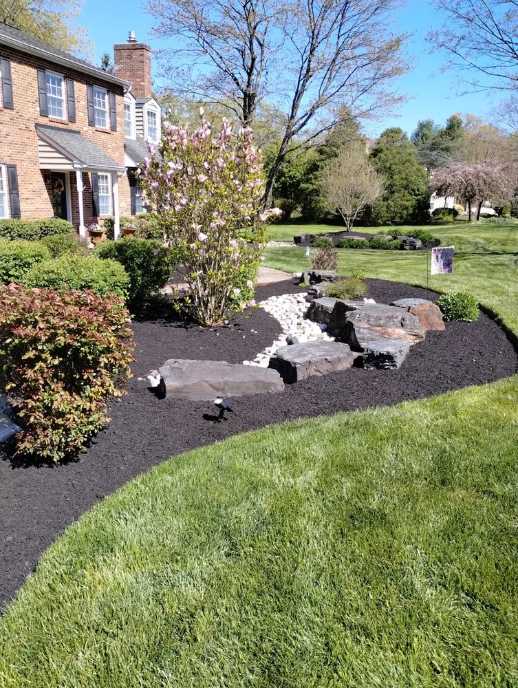 Expert outdoor landscaping in Doylestown, PA by Mulch Madness