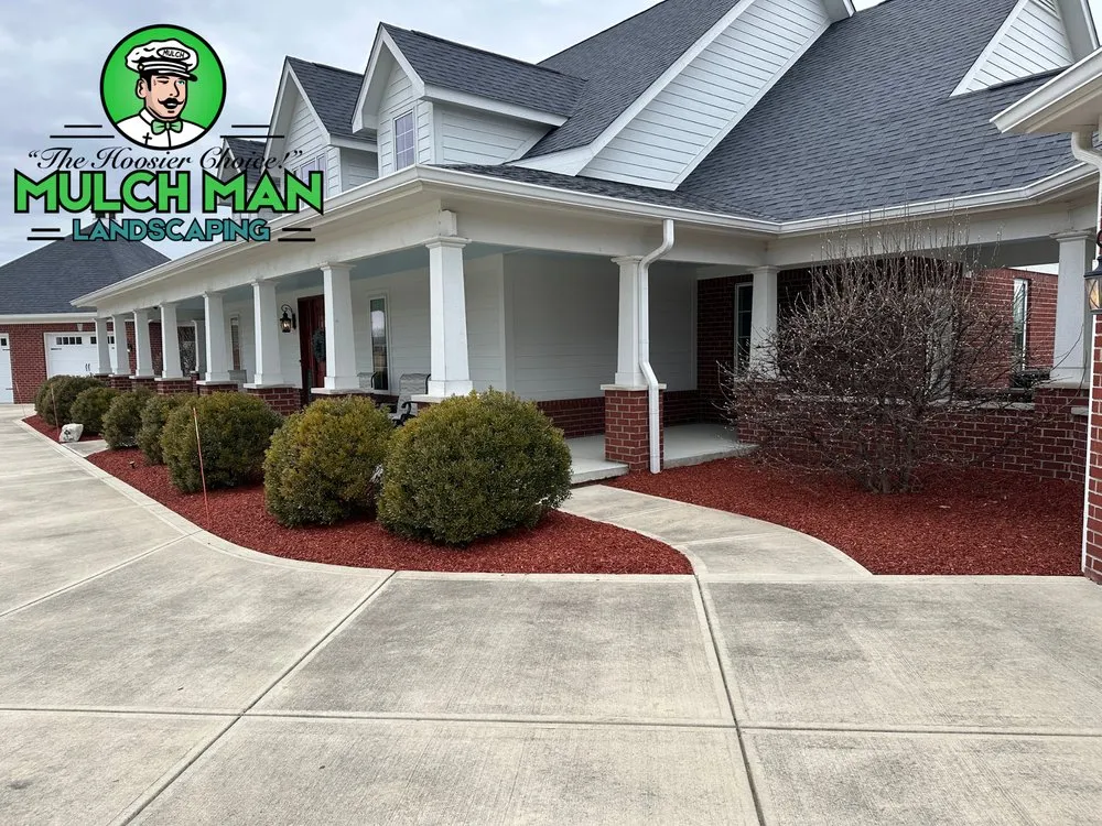 Professional yard cleanup service for outdoor upgrades in Greenwood, IN by Mulch-Man landscaping