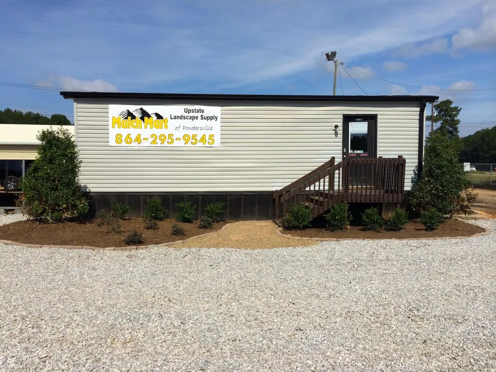 Local landscape installation in Greenville, SC by Mulch Mart of Powdersville