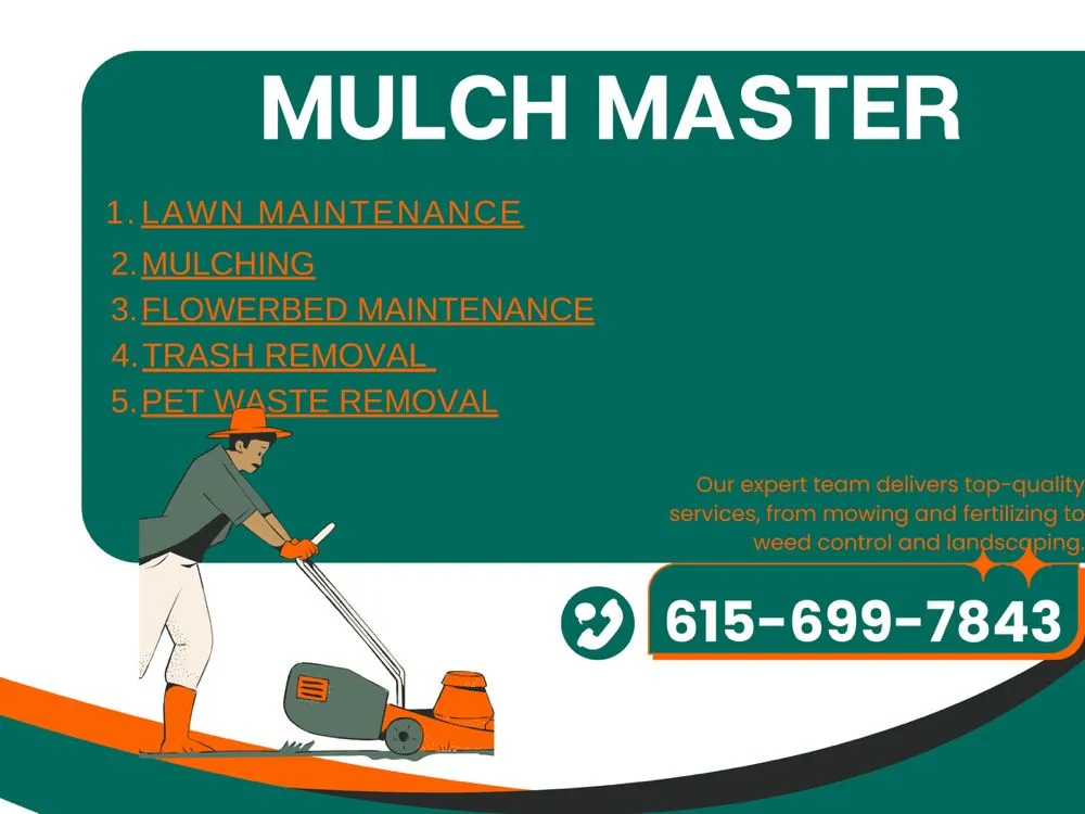 Expert yard cleanup service in Cookeville, TN by Mulch Master