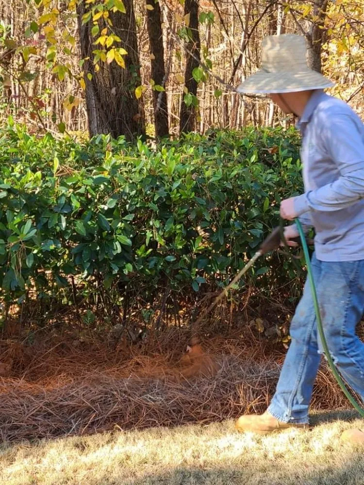 Custom landscaping services for residential properties in Cleveland, TN by Mulch Master Spray Solutions